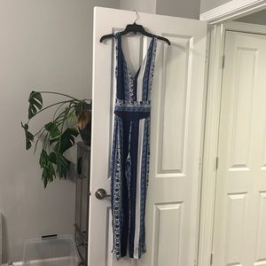 Free People blue romper size 4 NWT